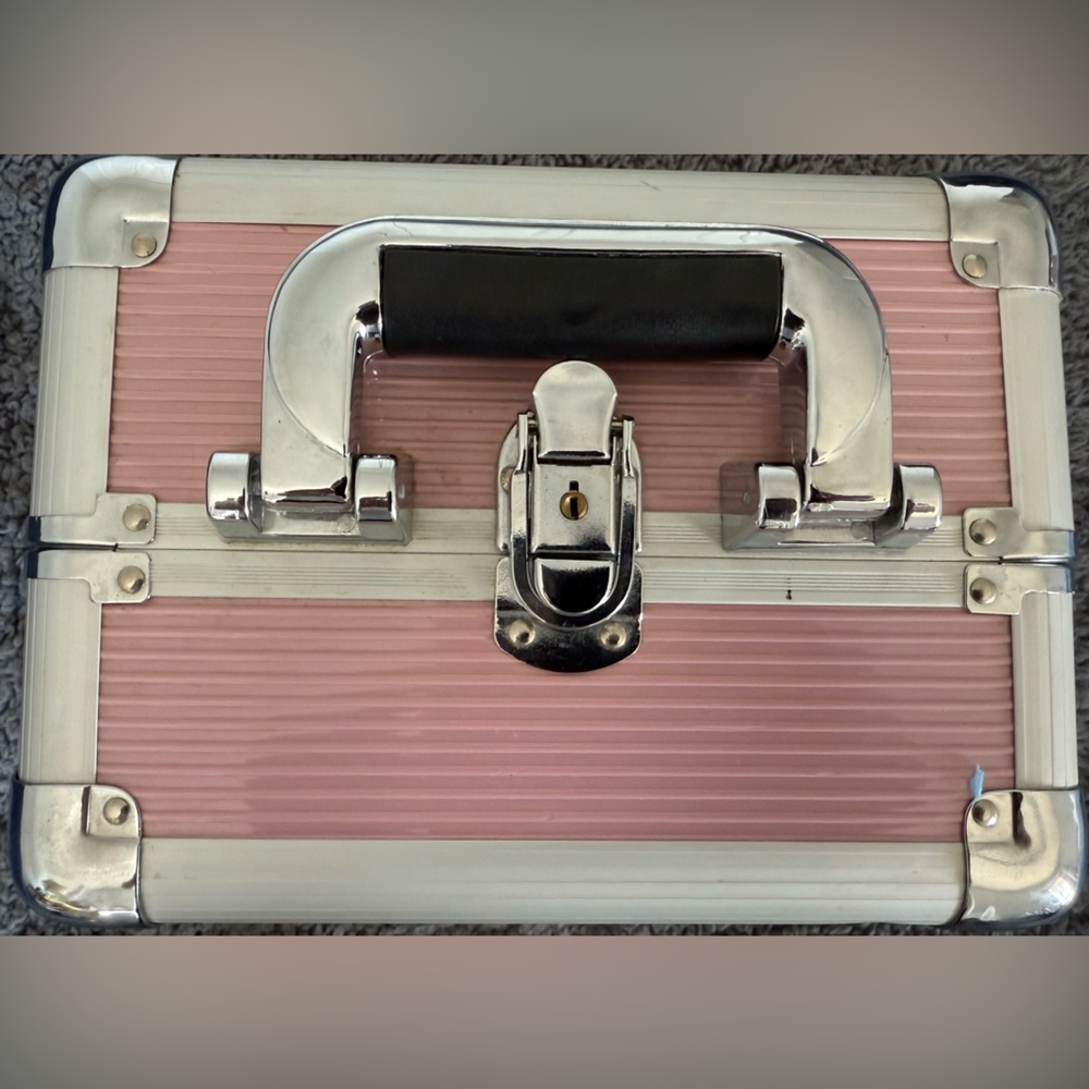Caboodles Pink and Silver Organizer